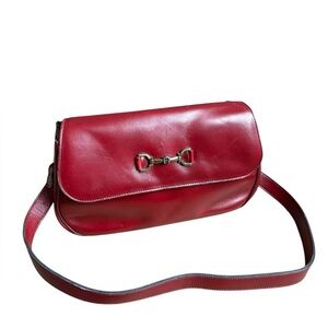 Vintage 70s ETIENNE AIGNER Handmade Leather Handbag Shoulder Bag OXBLOOD RARE.